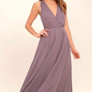 Dusty Purple Maxi Dress